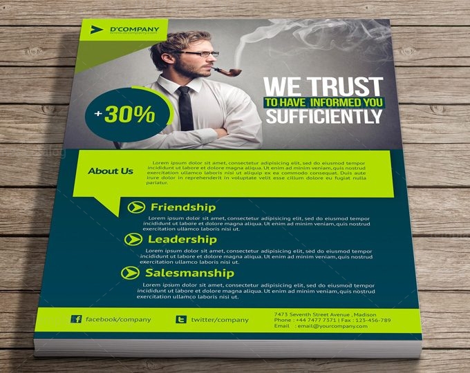 corporate flyer psd template 000011 template catalog