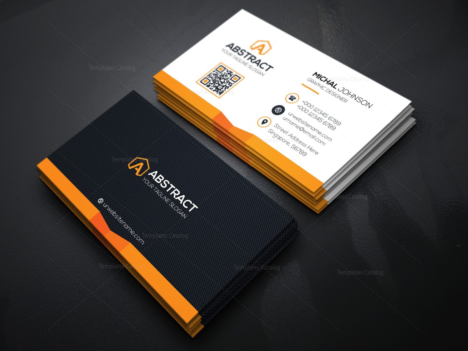 Corporate Business Card Design Template Catalog