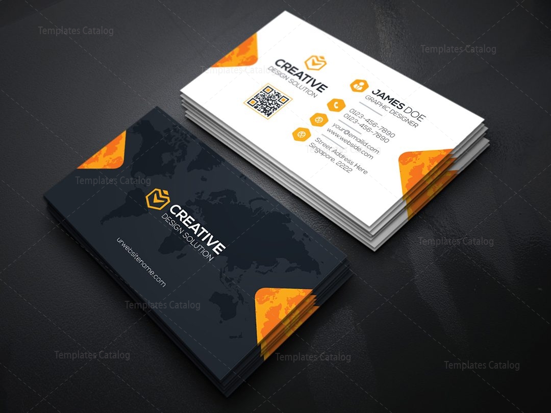 Creative Company Business Card Template 000036 Creative Company Business Card Template 000036