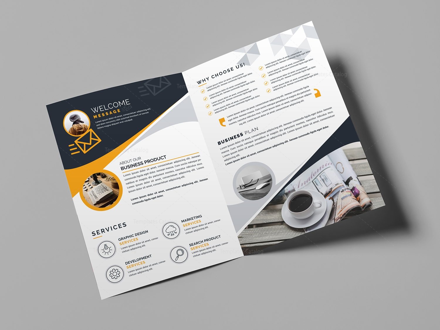 business pamphlet template