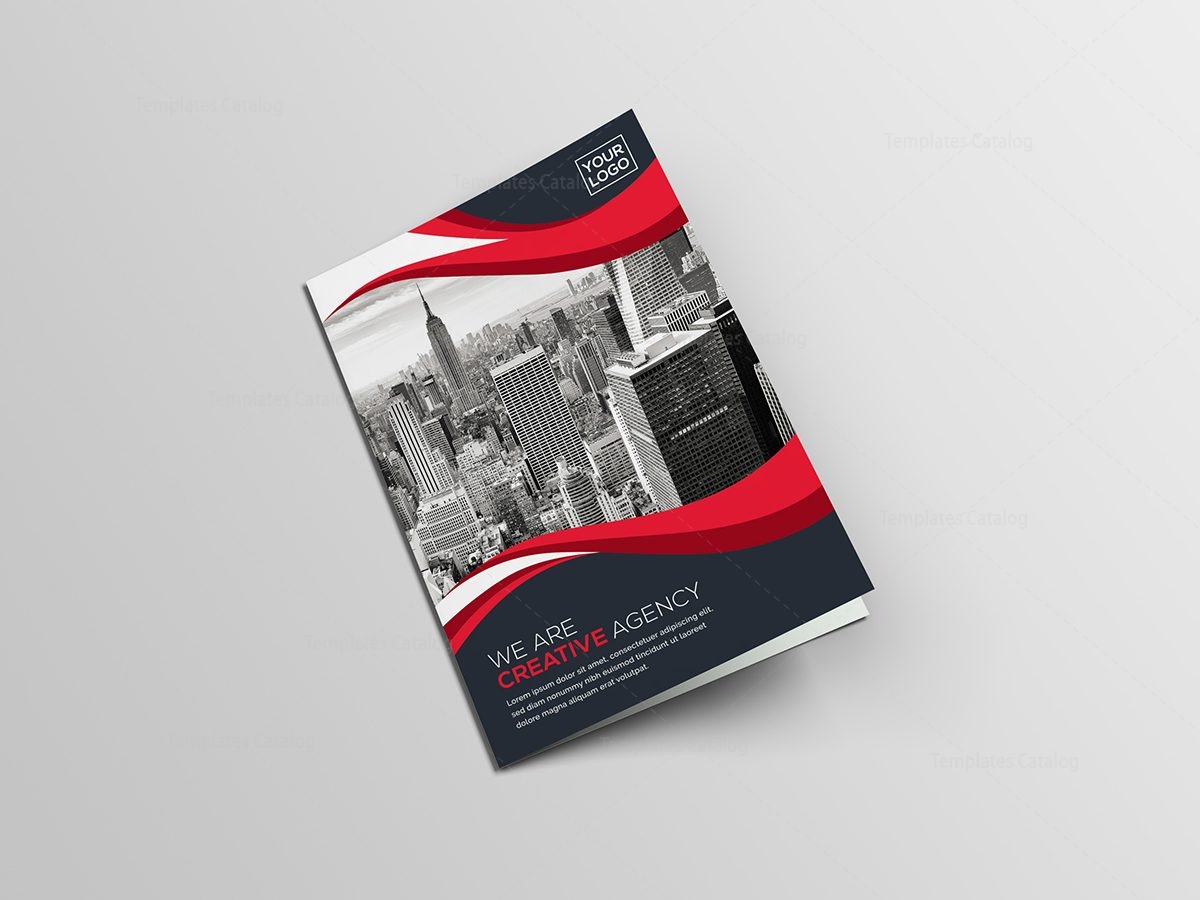 bi fold creative brochure template template catalog creative broshure