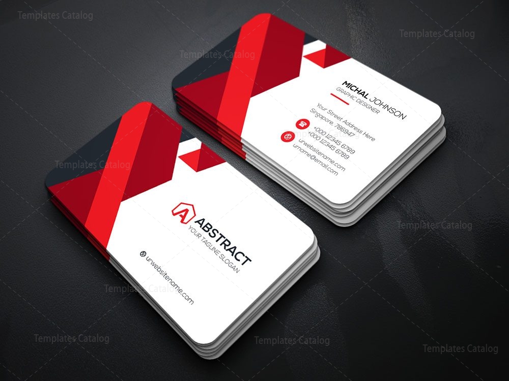 Elegant Business Card Template 000080 Catalog 01 Elegant Business Card Template