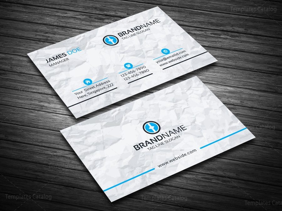 business card raffle sign