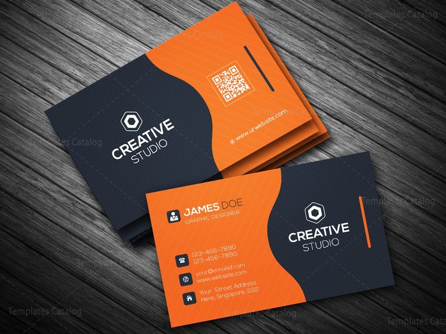 format of a business card