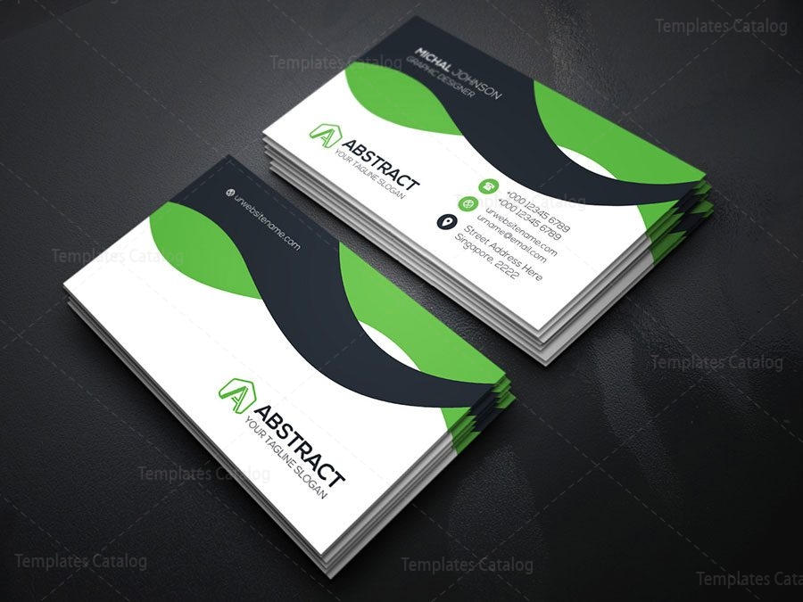 Corporate Visiting Card Template 000174 Catalog Corporate Visiting Card Template 5