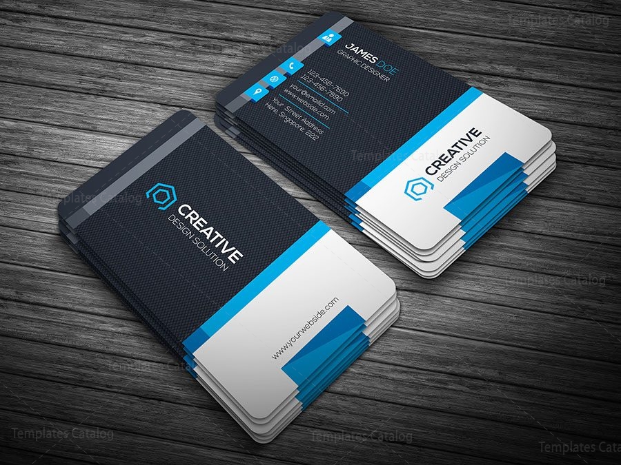 Elegant 80 Creative Card Template