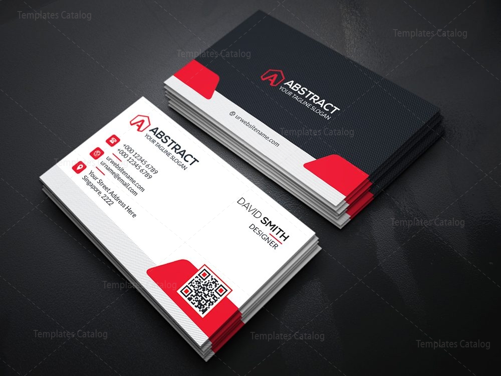 High Quality Business Card Template 000113 - Template Catalog