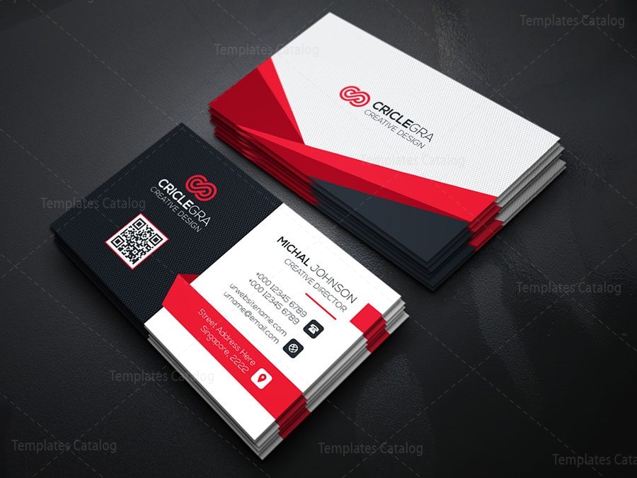 stylish technology business card 000170 template catalog stylish business cards