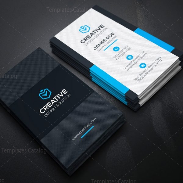 Vertical Business Card Template 000149 - Template Catalog
