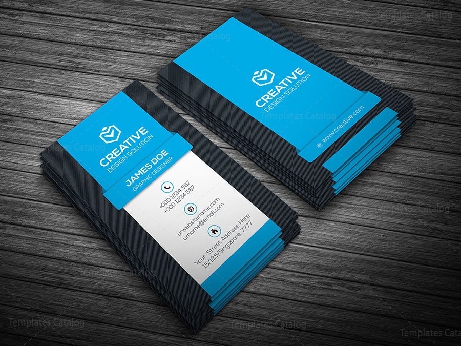 Creative Vertical Business Card Template 000107 Template Catalog Vertical Business Card Template Illustrator