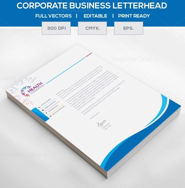 letterhead eps Catalog EPS Template 000105 Corporate Letterhead Template letterhead eps Catalog EPS Template 000105 Corporate Letterhead Template