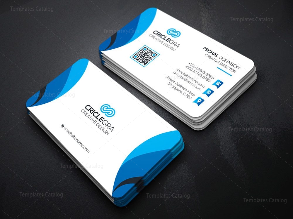 Society Business Card Template 1