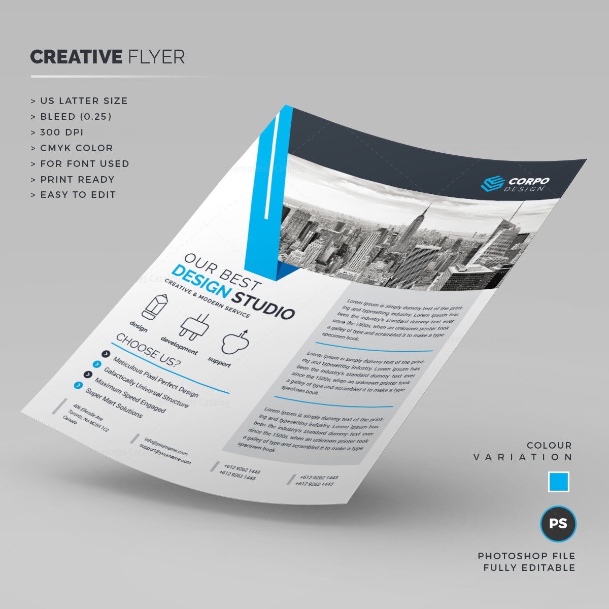 Design Studio Corporate Flyer Template 1 - Template Catalog