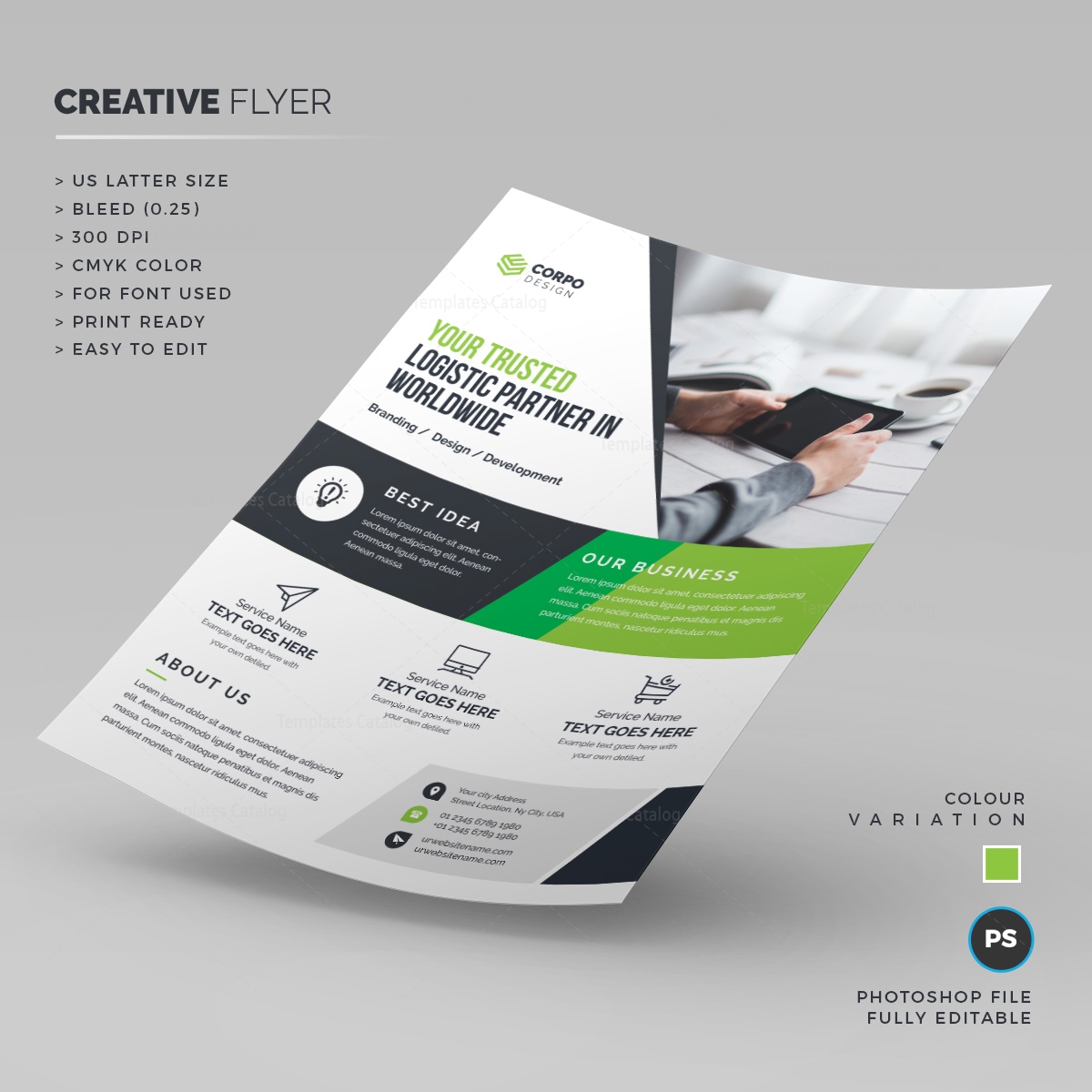 corporate flyer template