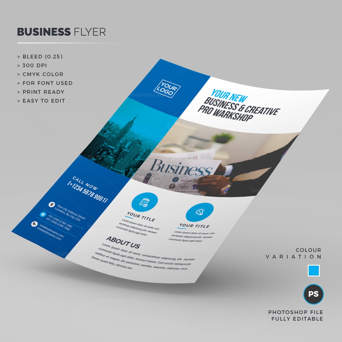 workshop flyer template