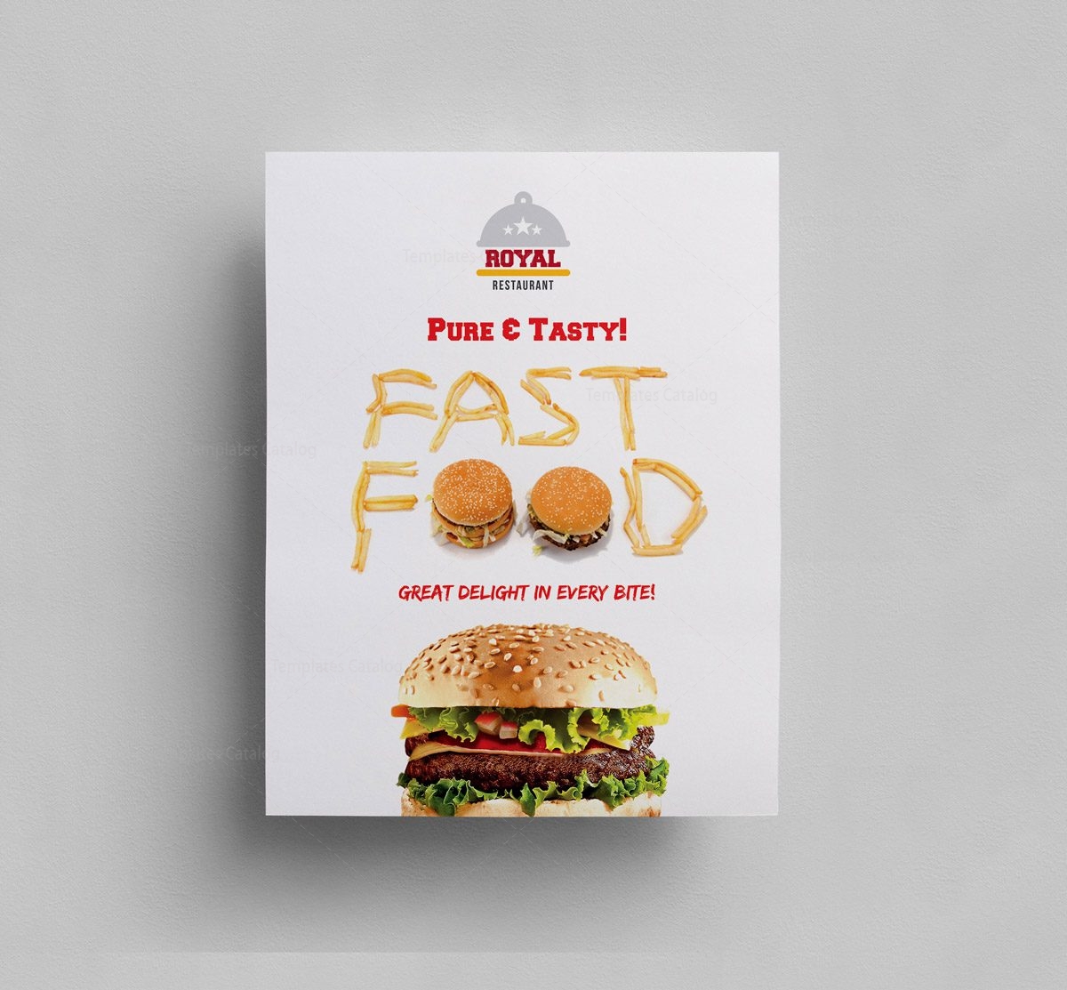 food flyer template
