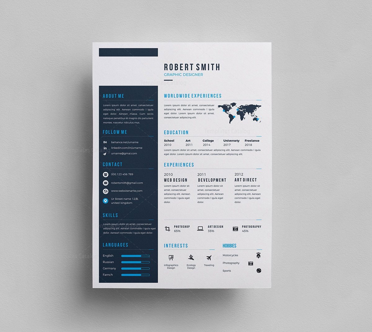 Buy resume psd