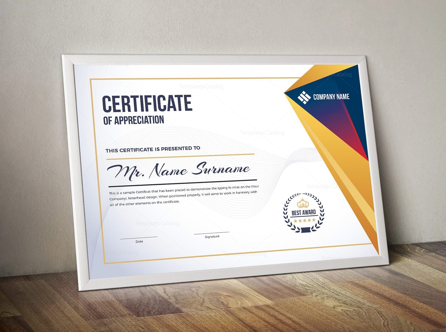 elegant certificate