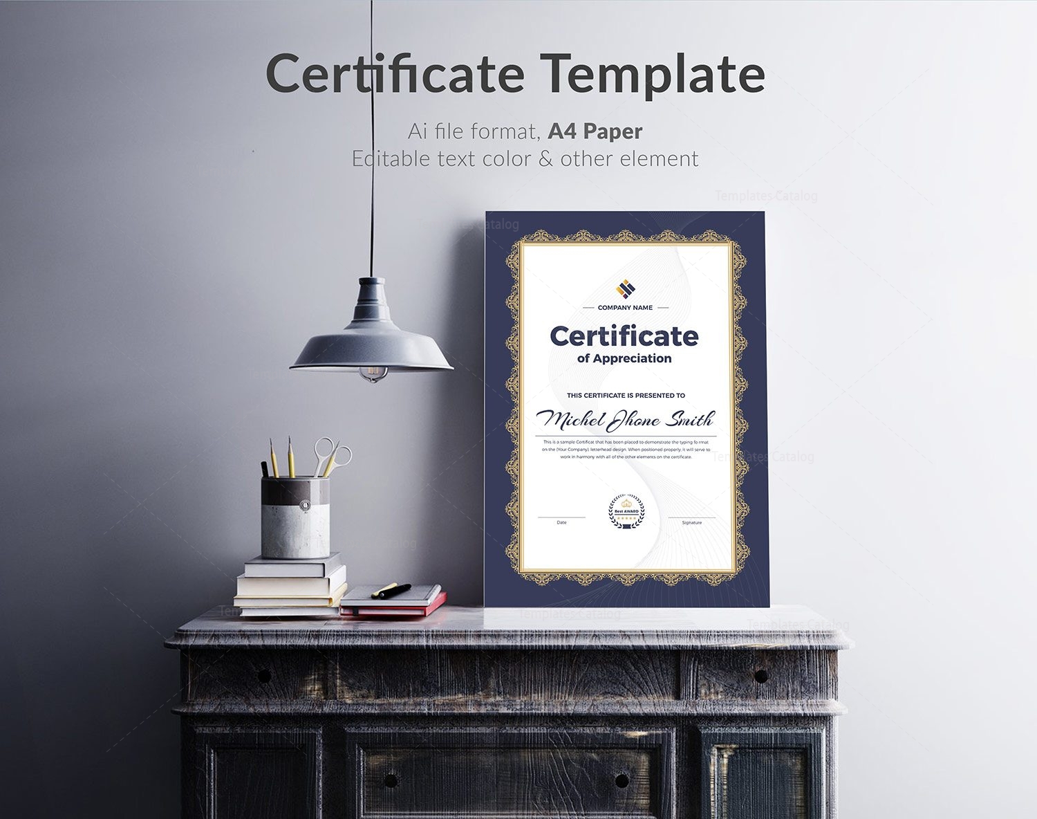 professional certificate format
