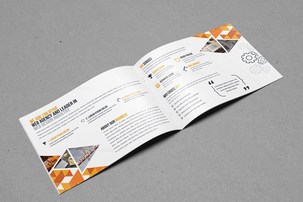 brochure fold