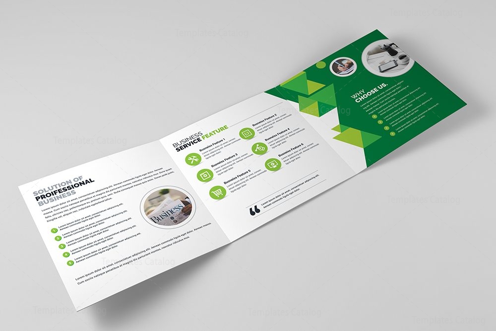 business trifold