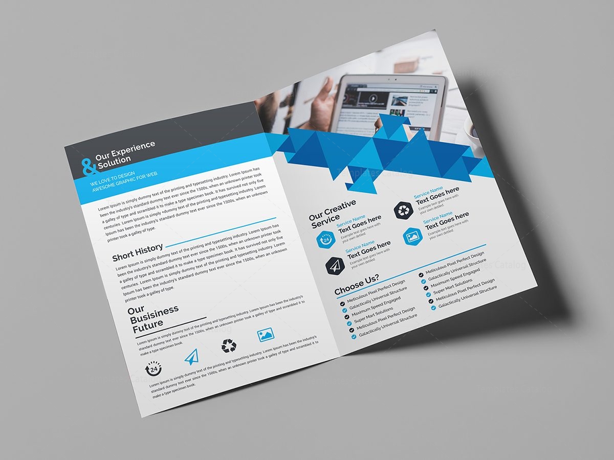 bifold brochure template