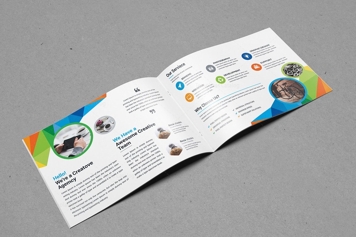 colorful landscape bifold brochure template 000395 template catalog brochure flyer paper matte double sided