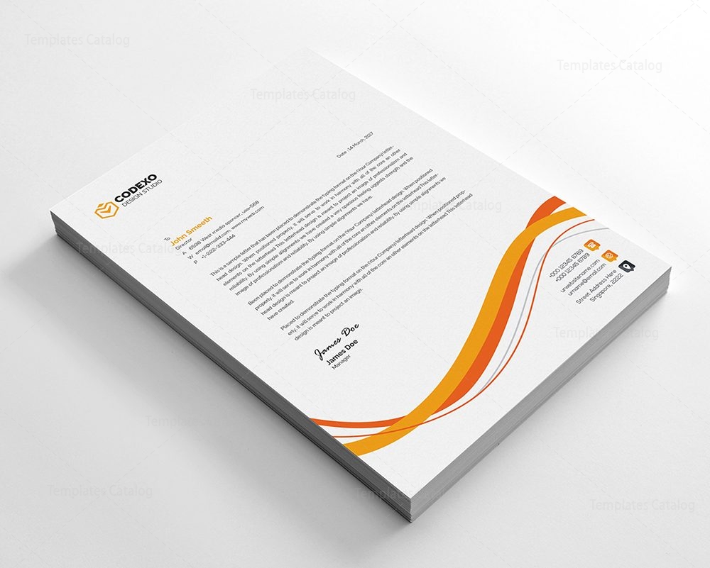 letterhead format doc free download