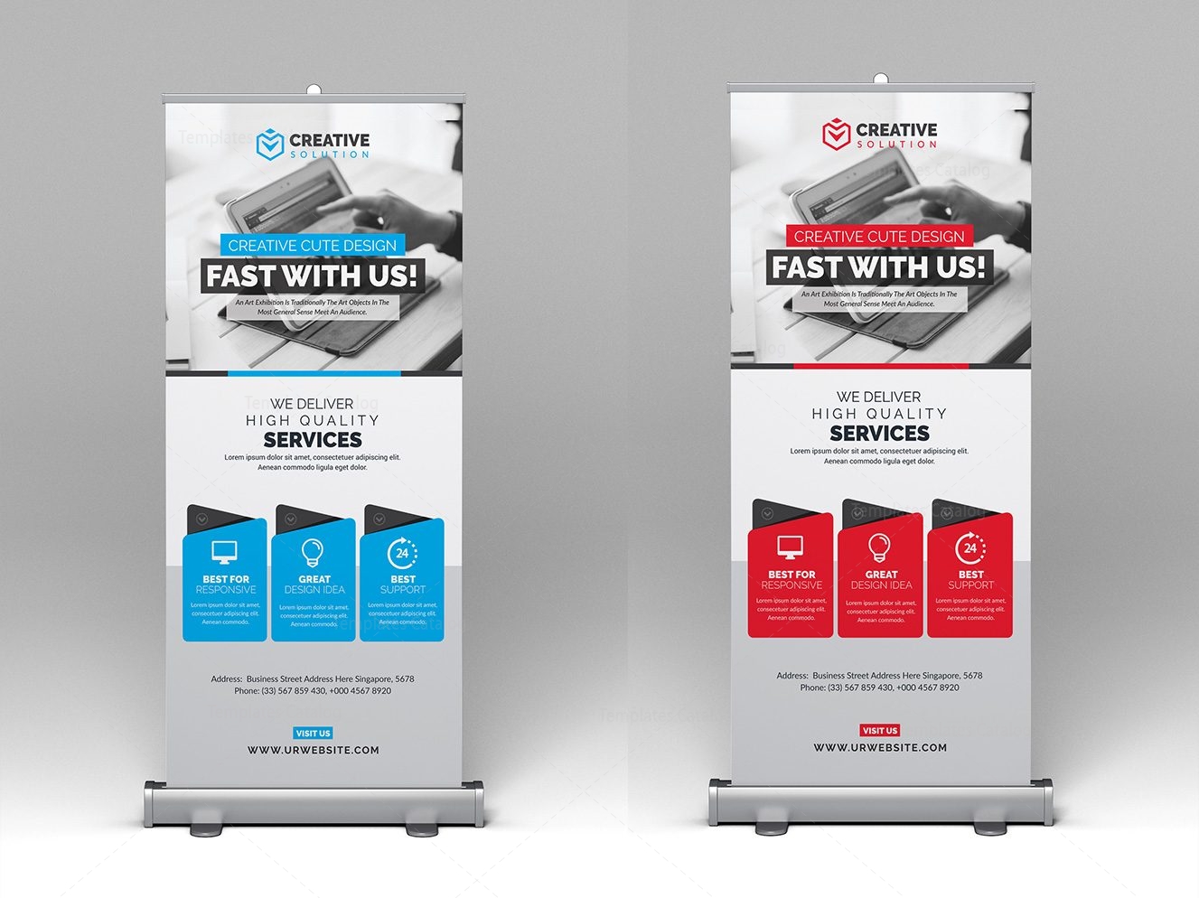 rollup banner template 000344 template catalog roll up banner