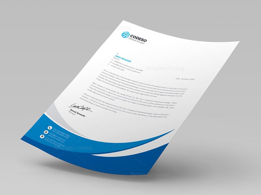 modern letterhead designs