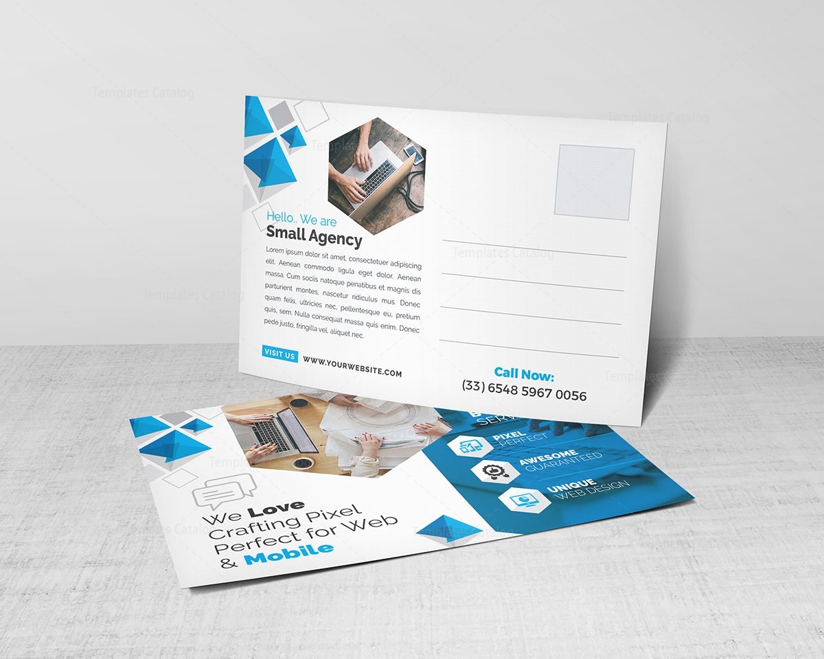 business post card template 000486 template catalog post business card flyer