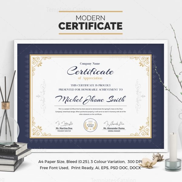 Classic Certificate Template 000506 - Template Catalog Classic Certificate Template 000506 - Template Catalog