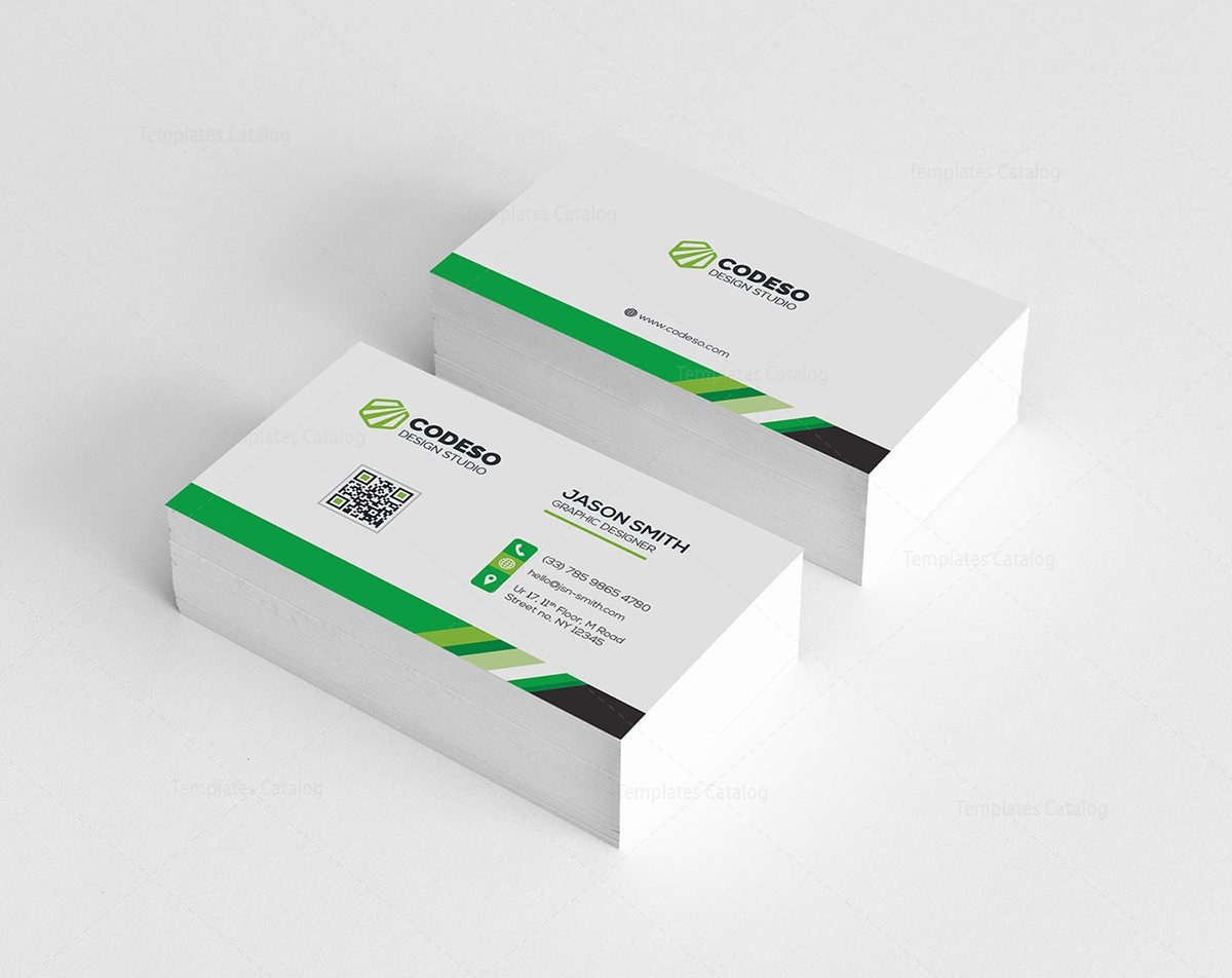 plain business card