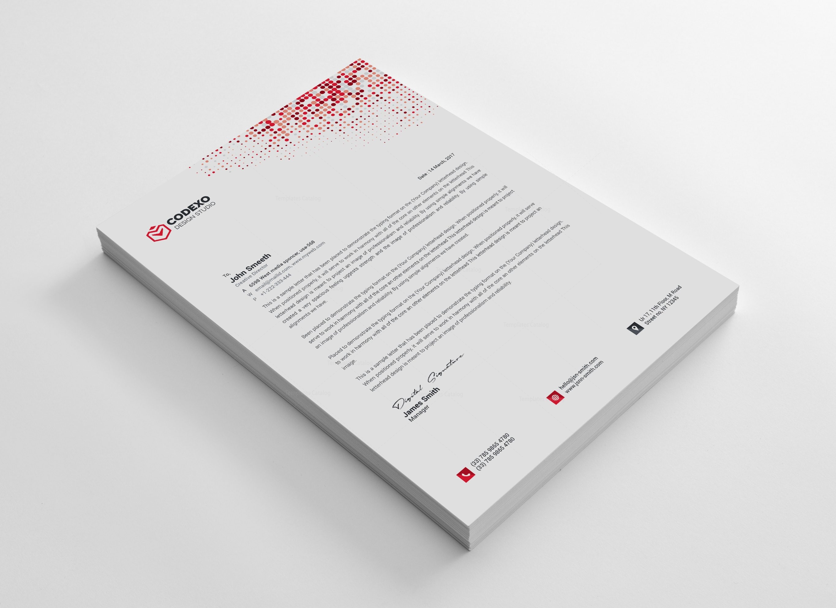 what is letterhead stationery