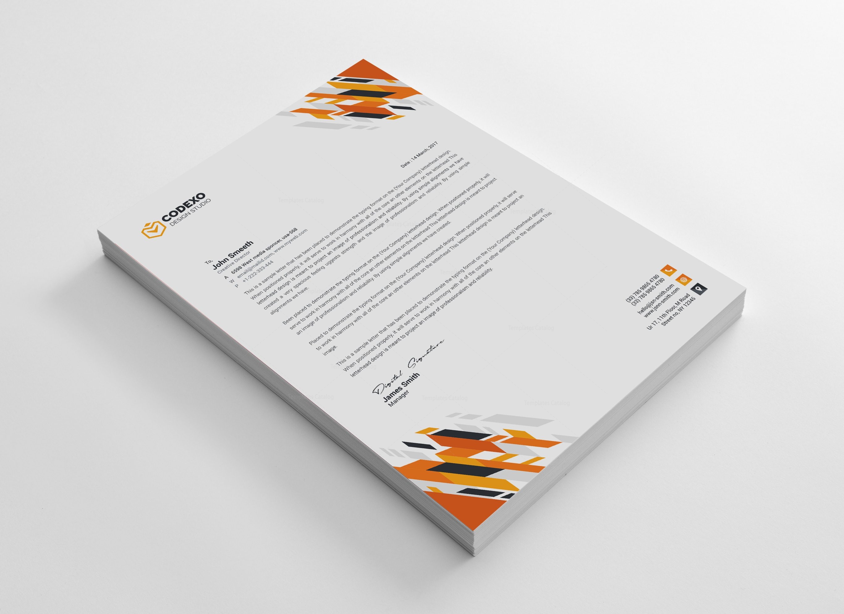 letterhead stationery templates