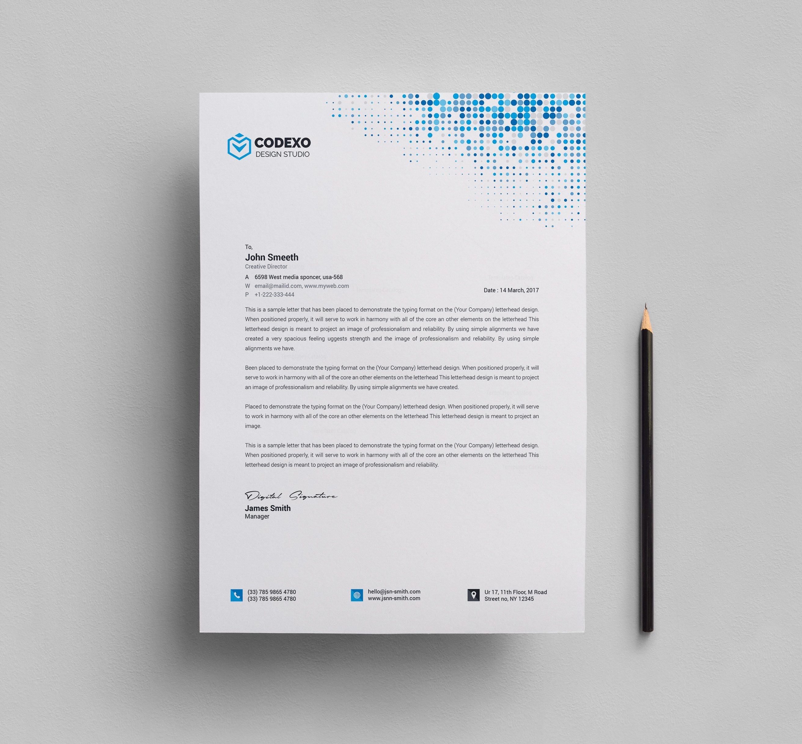 letterhead stationary templates