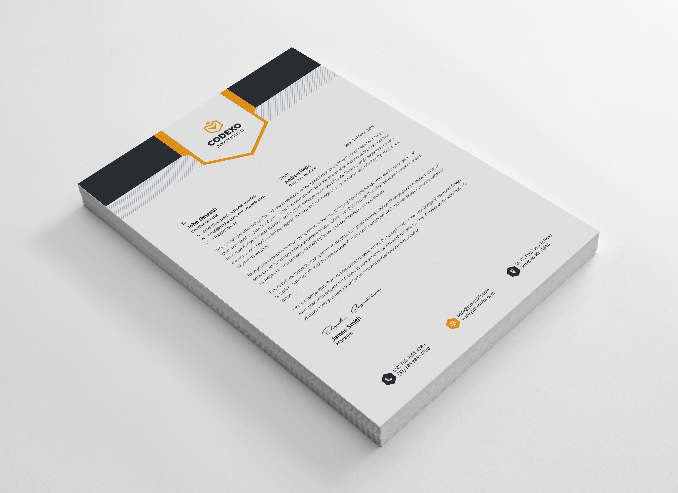 letterhead stationery template bundle 000577 template catalog