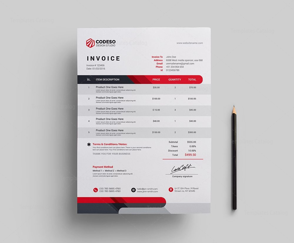 corporate invoice template corporate invoice template