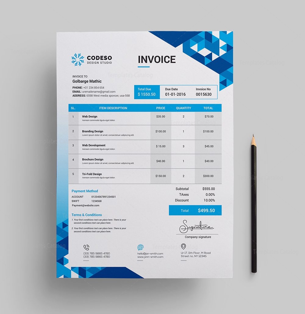modern elegant invoice template 000531 template catalog modern invoice