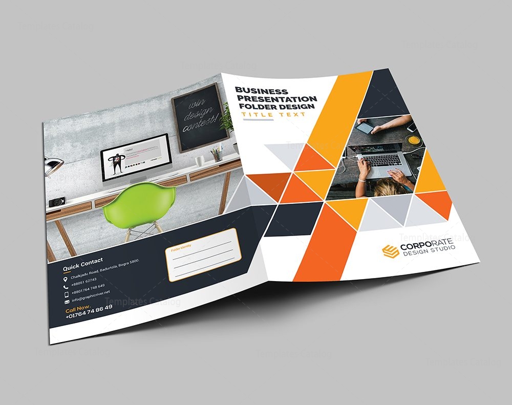 presentation folder design