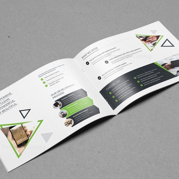 plain landscape brochure template 000558 template catalog plain brochure template