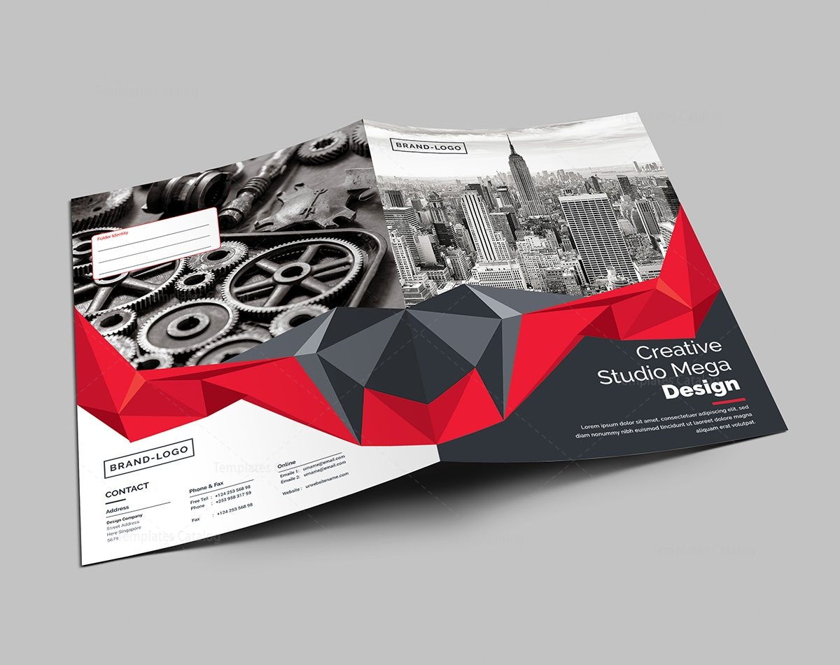 presentation folder template 000442 - template catalog presentation folder template 000442 - template catalog, Presentation templates