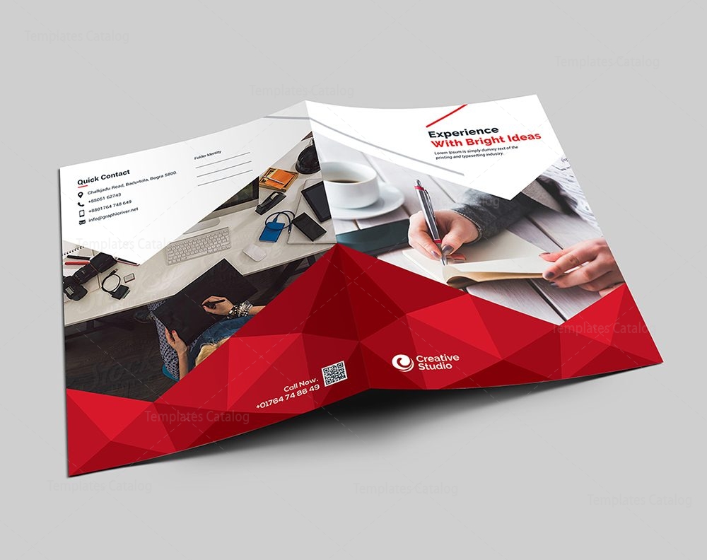 presentation folder template with stylish design 000489 - template presentation folder template with stylish design 000489 - template, Presentation templates