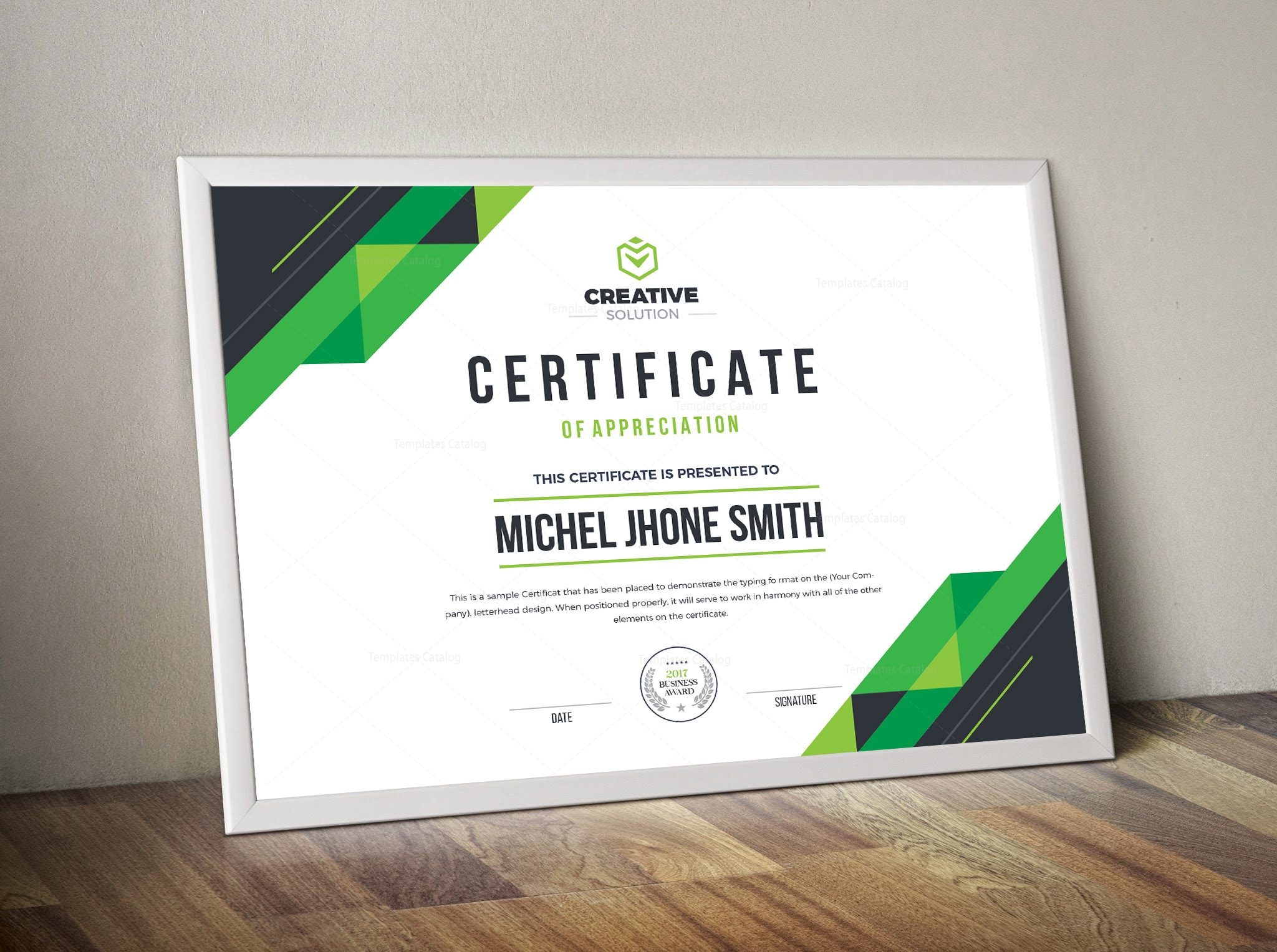 Stylish Premium Certificate 5 Template Catalog