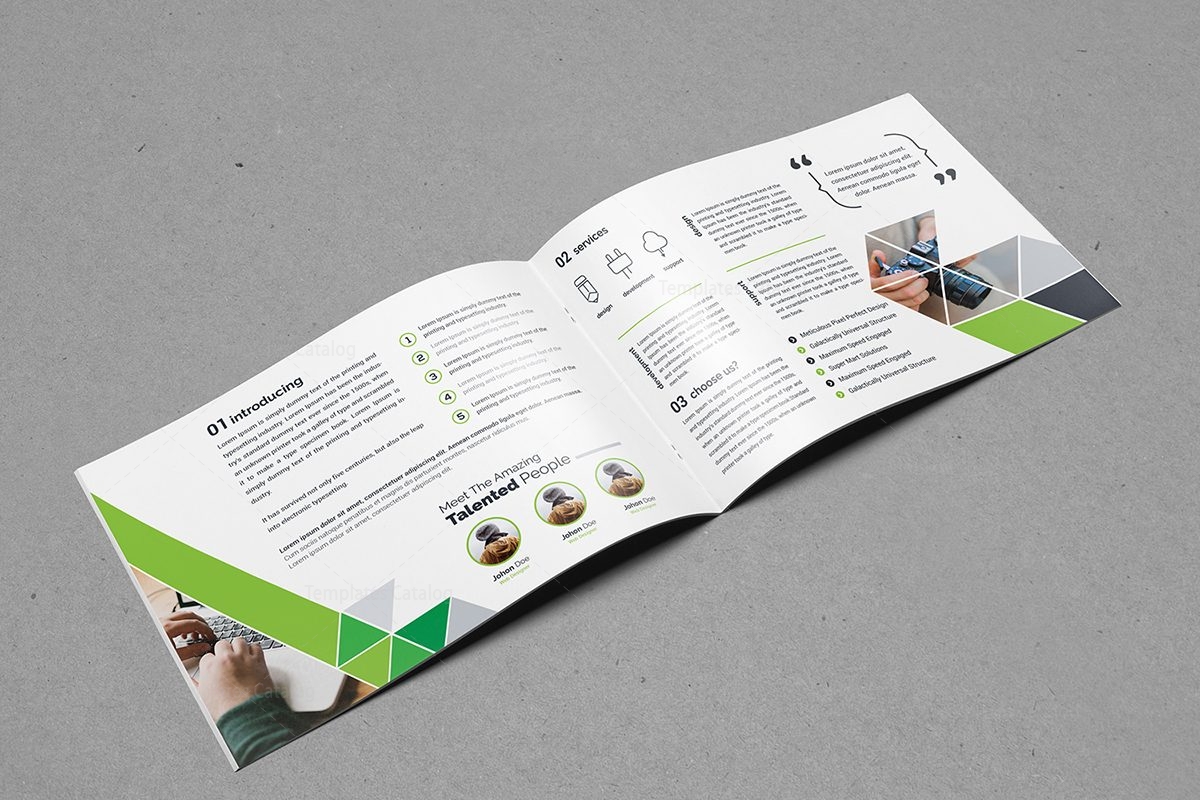 triangle stylish landscape brochure 000557 template catalog