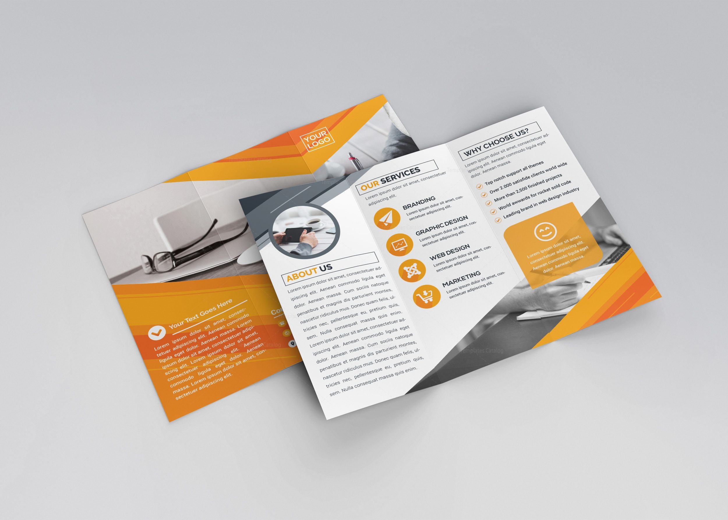 professional tri fold brochure templates