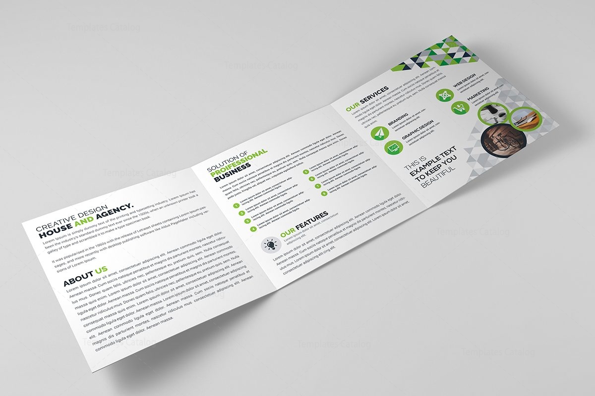 tri fold pamphlet design