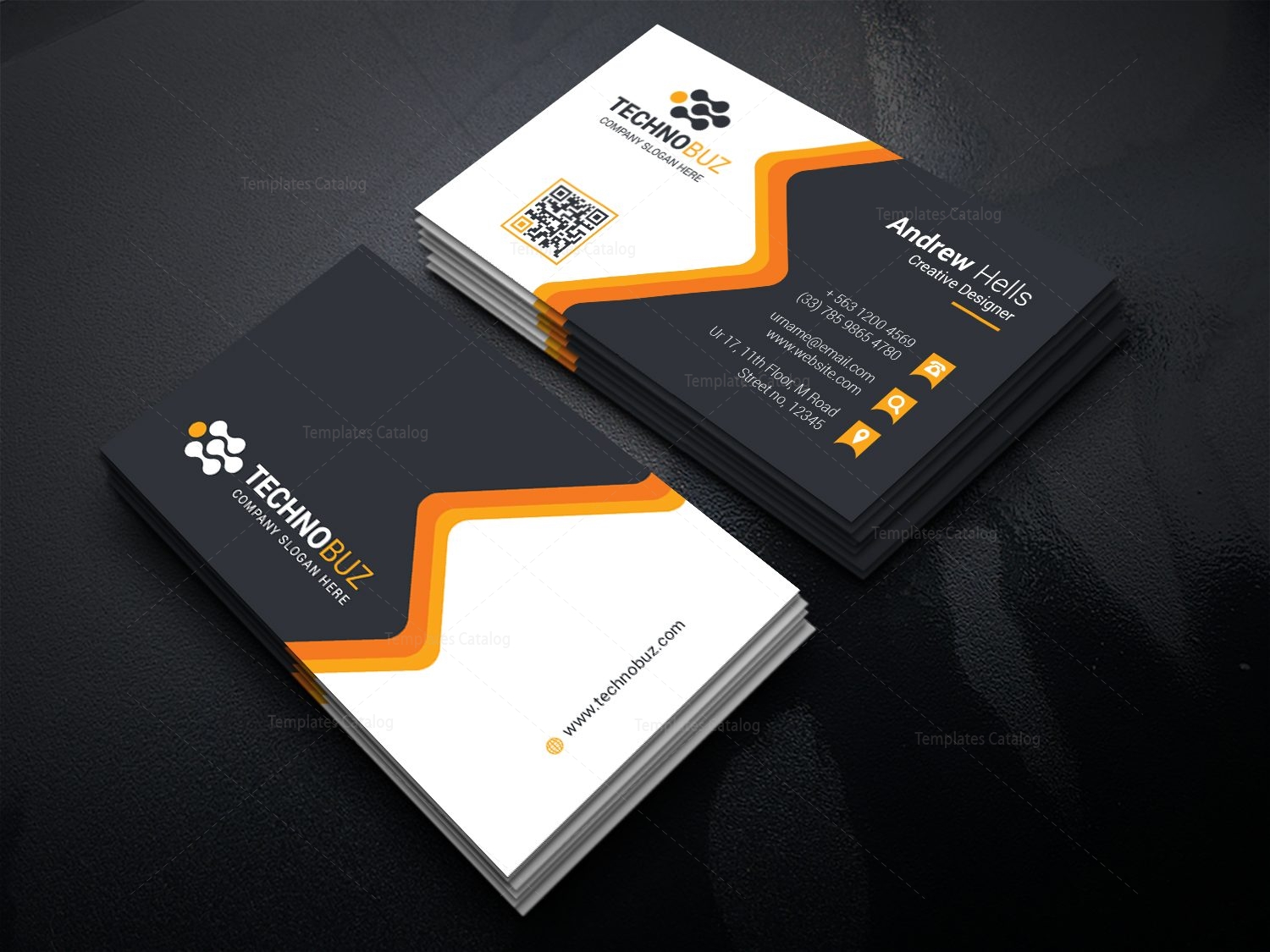 Fancy Premium Business Card Template 000741 Catalog Fancy Premium Business Card Template