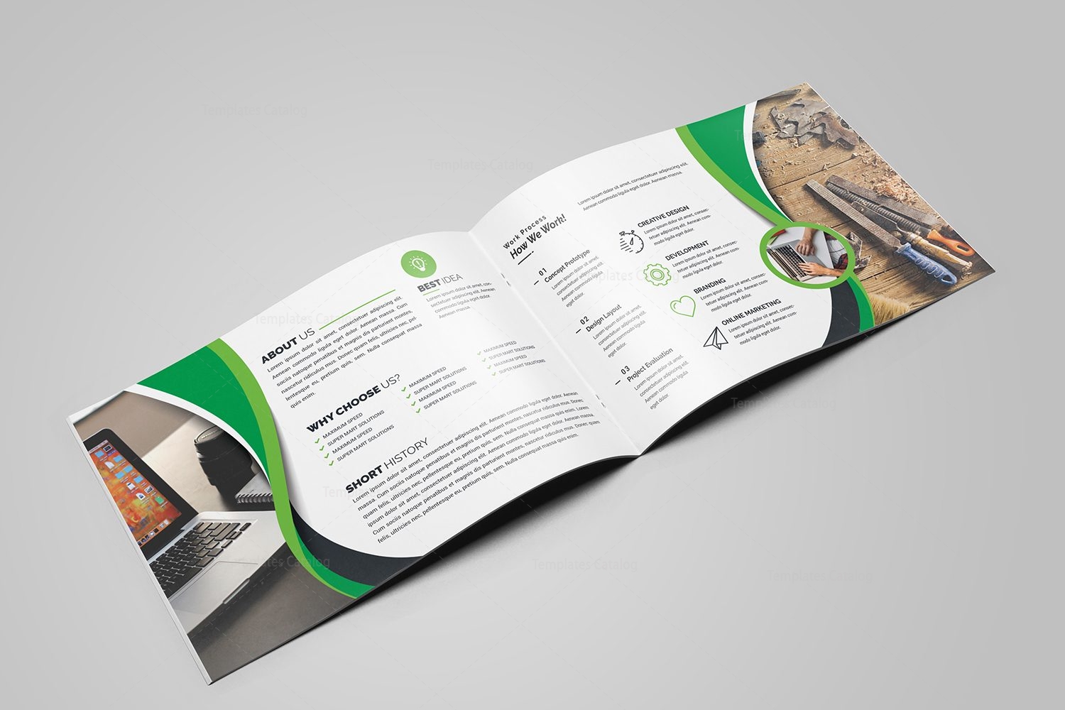 first class landscape brochure template 000606 template catalog