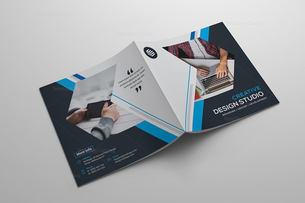 High Quality Corporate BiFold Brochure Template 000795 Template Catalog